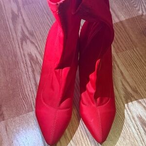Elegant Red Women's Boots